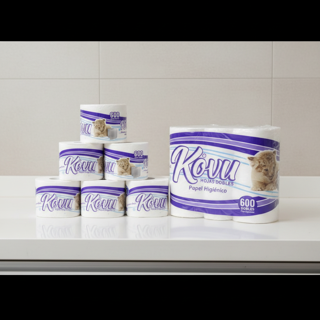 KOVU 600 SHEET MEGA ROLL 2 PLY