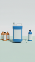 Concentrated floor cleaner jug