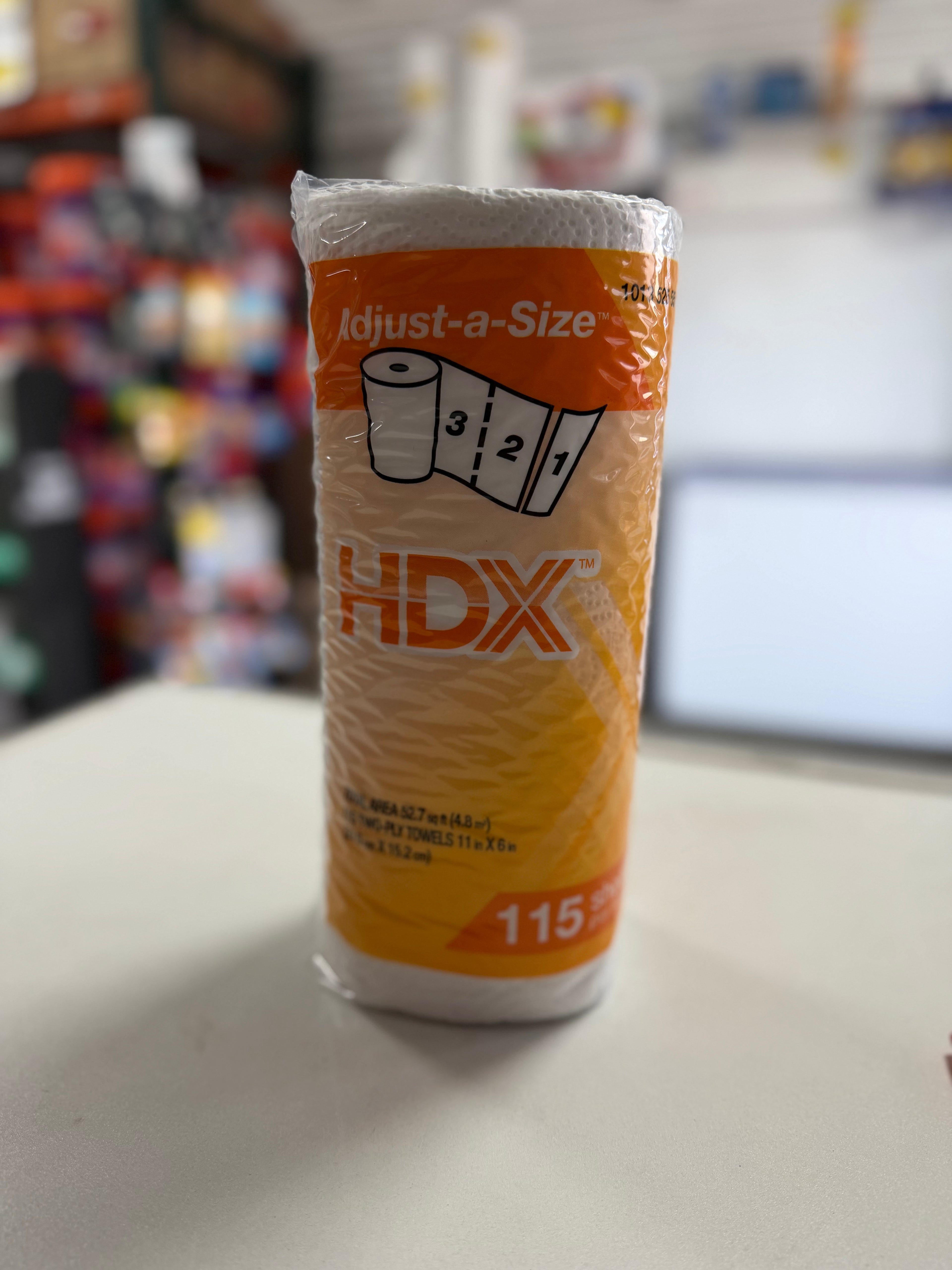 HDX PAPER TOWELS 115 SHEETS