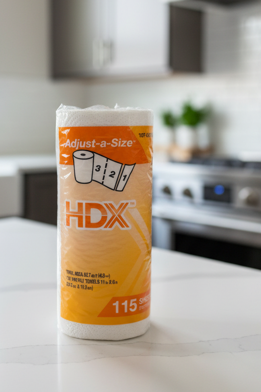 HDX PAPER TOWELS 115 SHEETS