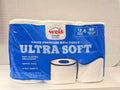 ULTRA SOFT SUPER PREMIUM BATH TISSUE 12 MEGA ROLLS