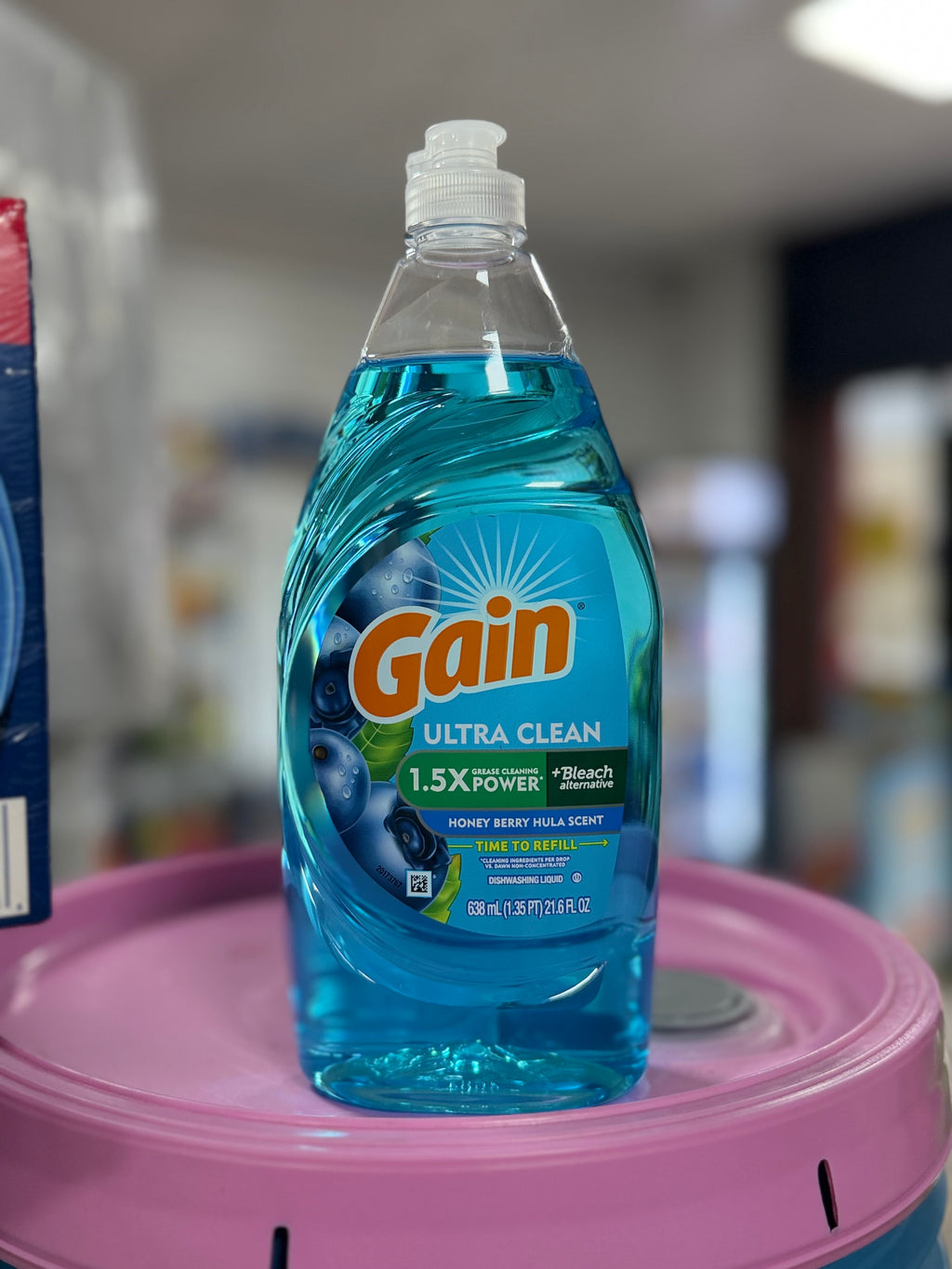 GAIN ULTRA CLEAN 1.5 POWER + BLEACH ALTERNATIVE HONEY BERRY HULA SCENT