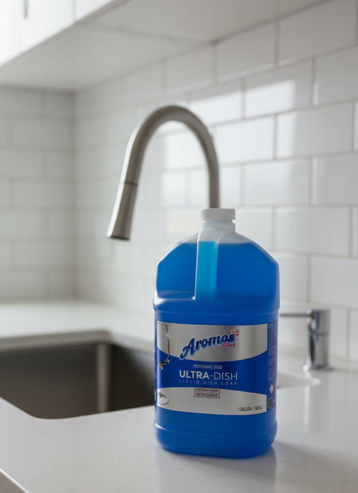 AROMAS ULTRA BLUE DISH DETERGENT 1 GAL