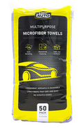 SIMPLY AUTO MULTIPURPOSE MICROFIBER TOWELS 50 CT