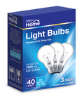 SIMPLY FOR HOME LIGHT BULBS 40W - 3 PK